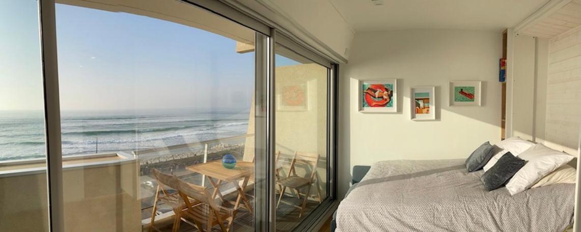 1Ere Ligne, Dernier Etage, Vue A 180° Sur L'Ocean, Lacanau, Plage Centrale Экстерьер фото